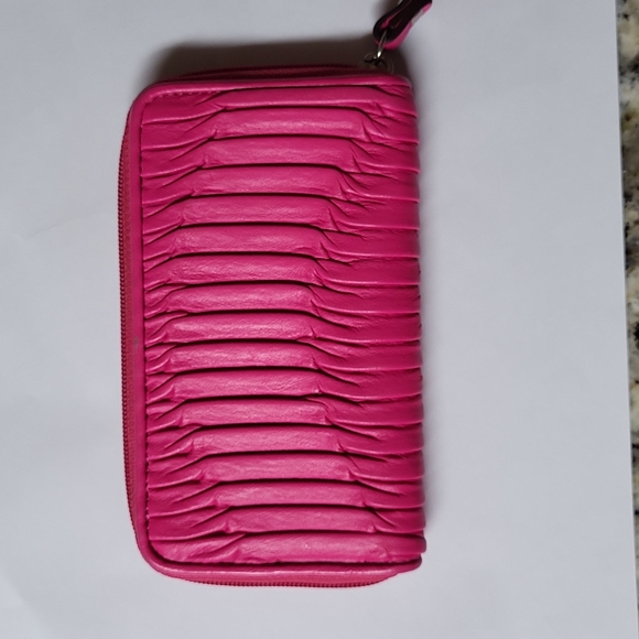 COACH Pink Wallet Wristlet - Picture 3 of 8